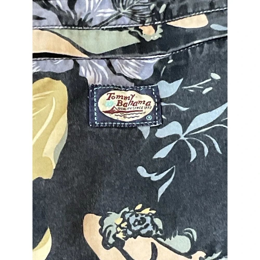 Tommy Bahama Cinch Top Beach Duffle Bag Drawstring Vintage Lightweight Tote